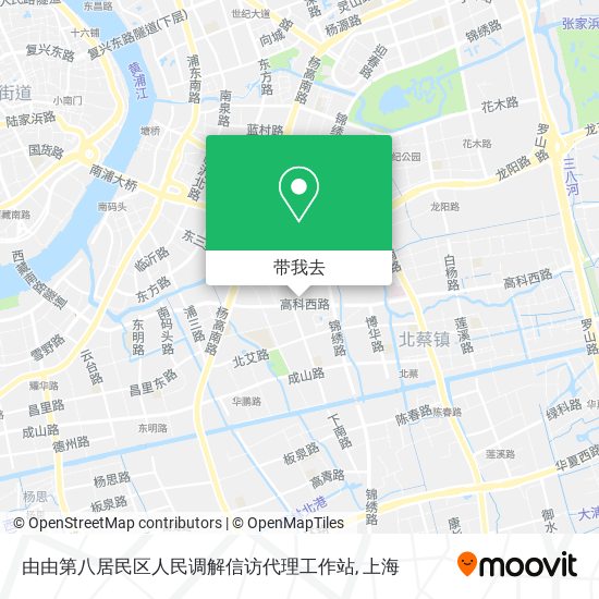 由由第八居民区人民调解信访代理工作站地图