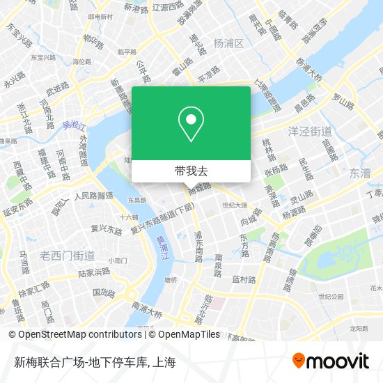 新梅联合广场-地下停车库地图