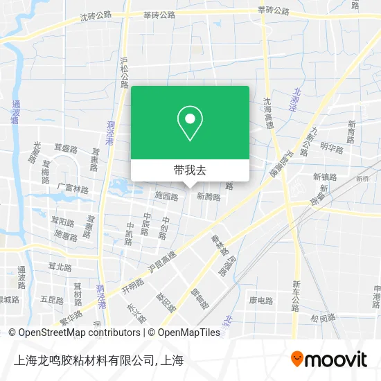 上海龙鸣胶粘材料有限公司地图