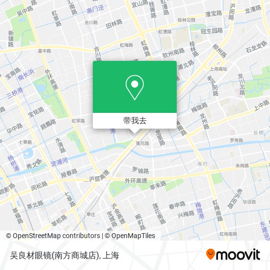 吴良材眼镜(南方商城店)地图