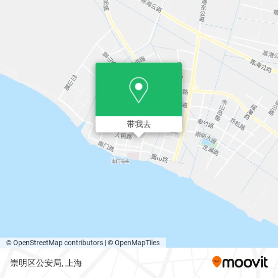 崇明区公安局地图