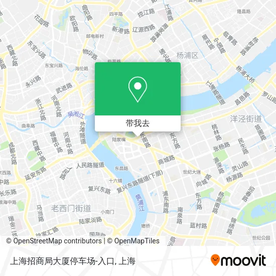上海招商局大厦停车场-入口地图