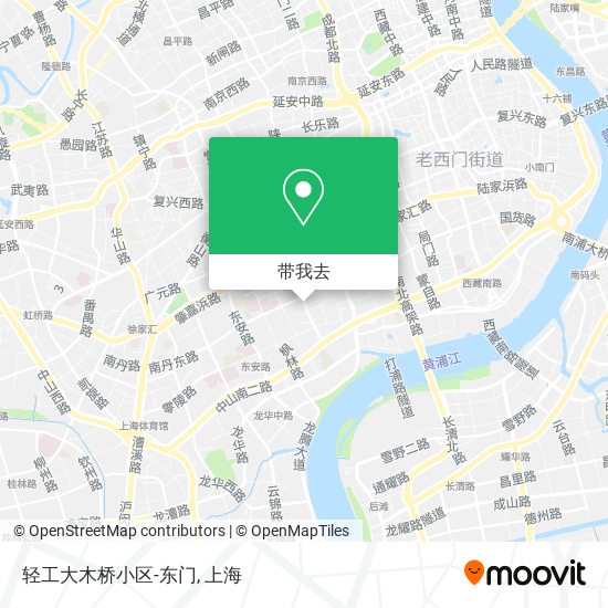 轻工大木桥小区-东门地图