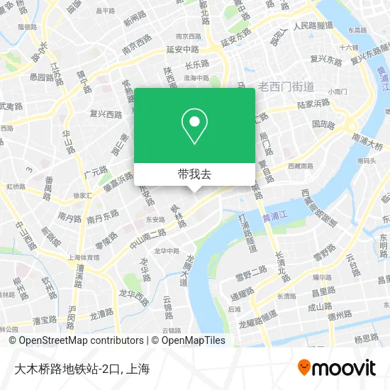 大木桥路地铁站-2口地图