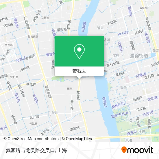 氟源路与龙吴路交叉口地图