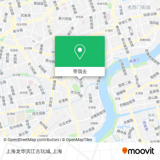 上海龙华滨江古玩城地图