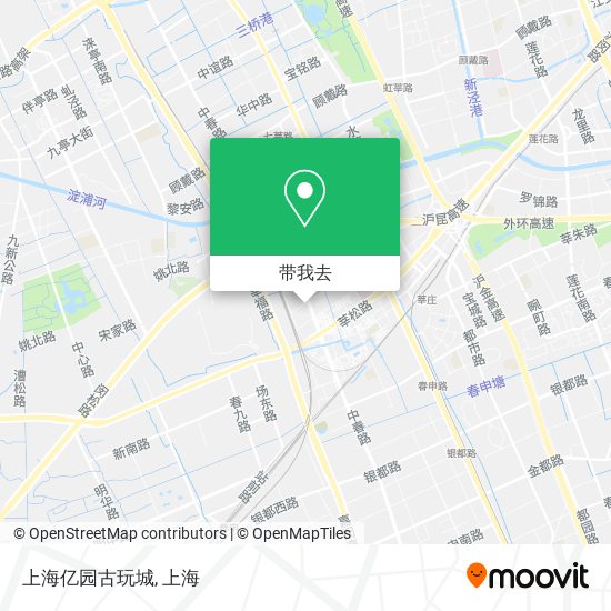 上海亿园古玩城地图