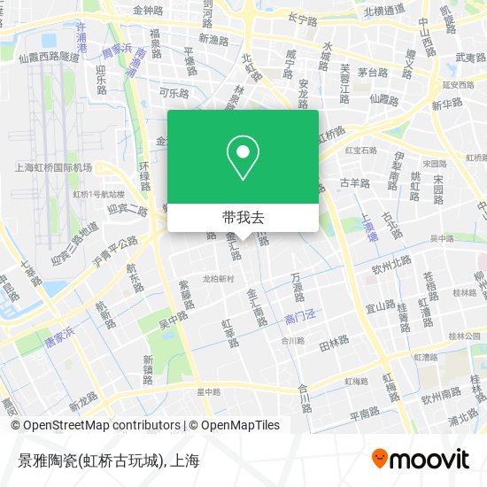 景雅陶瓷(虹桥古玩城)地图