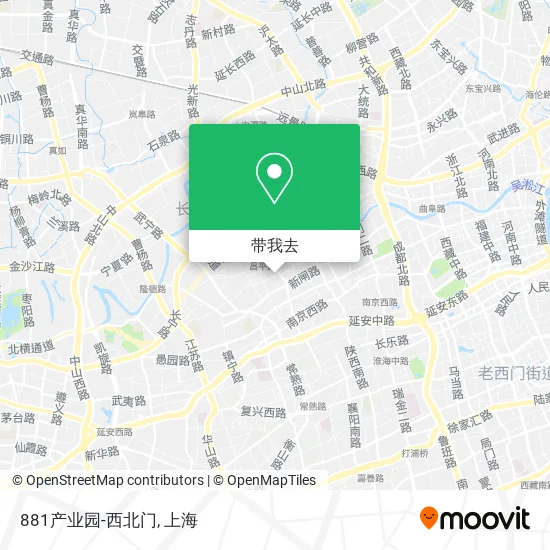 881产业园-西北门地图