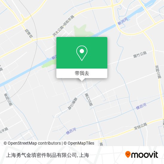 上海勇气金填密件制品有限公司地图