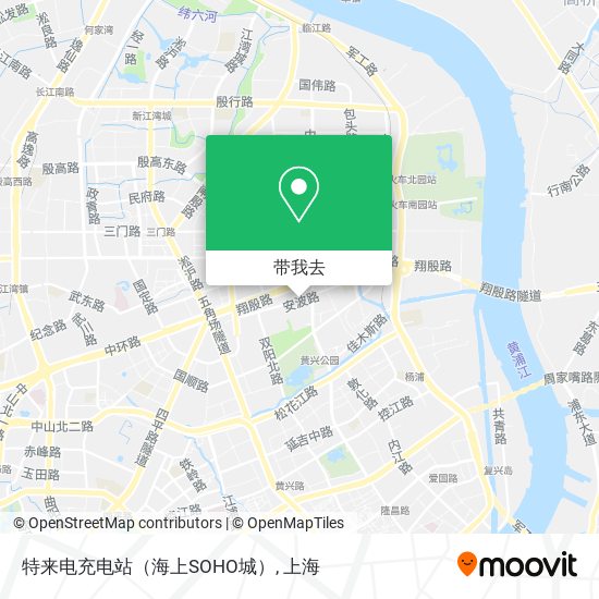 特来电充电站（海上SOHO城）地图