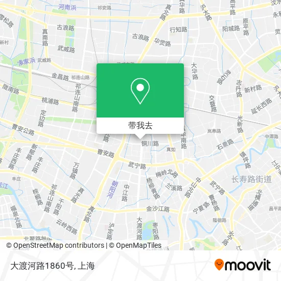 大渡河路1860号地图