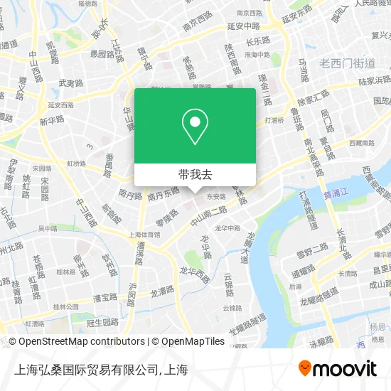 上海弘桑国际贸易有限公司地图