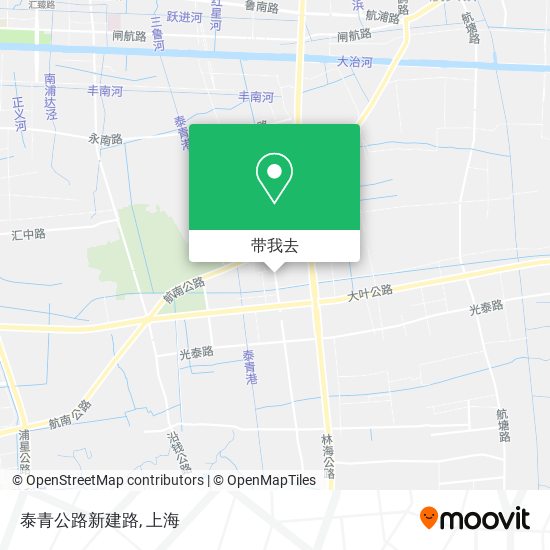 泰青公路新建路地图