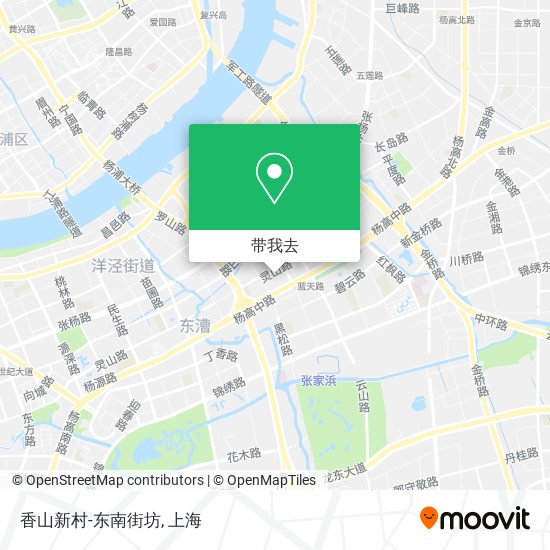 香山新村-东南街坊地图