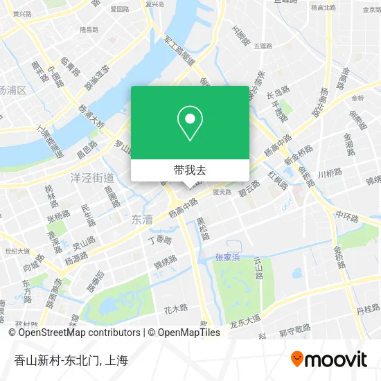 香山新村-东北门地图
