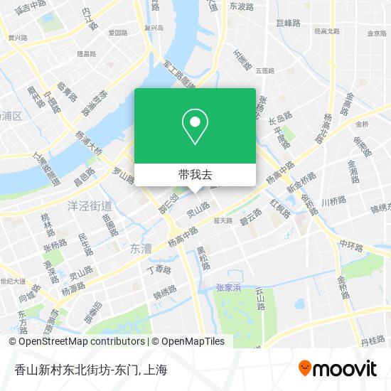 香山新村东北街坊-东门地图