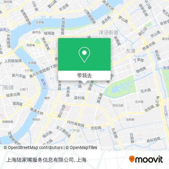 上海陆家嘴服务信息有限公司地图