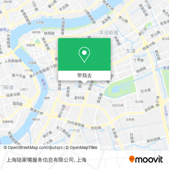 上海陆家嘴服务信息有限公司地图