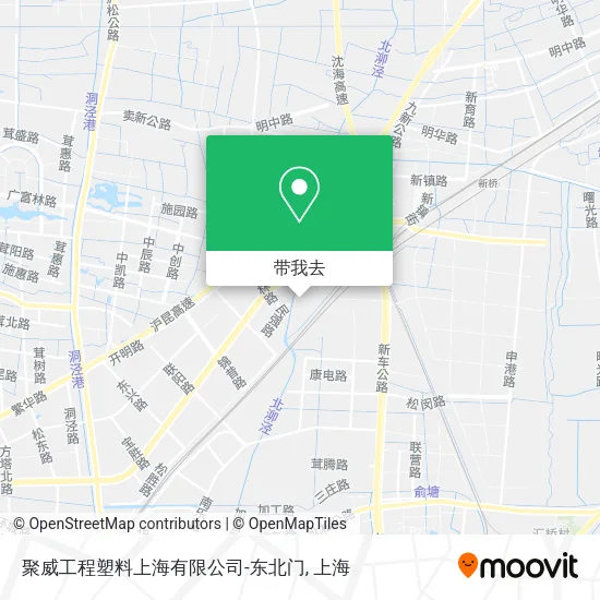 聚威工程塑料上海有限公司-东北门地图