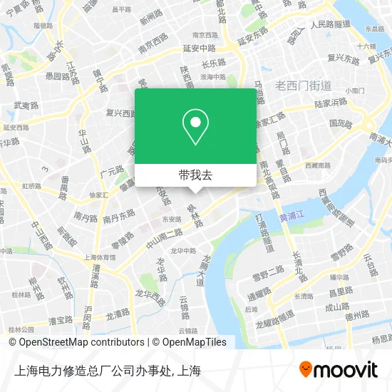 上海电力修造总厂公司办事处地图