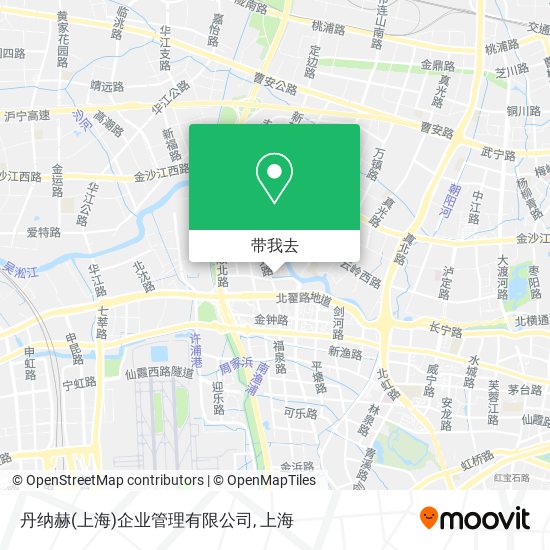 丹纳赫(上海)企业管理有限公司地图