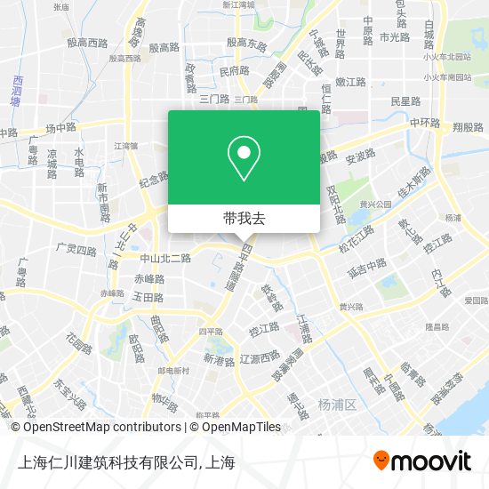 上海仁川建筑科技有限公司地图