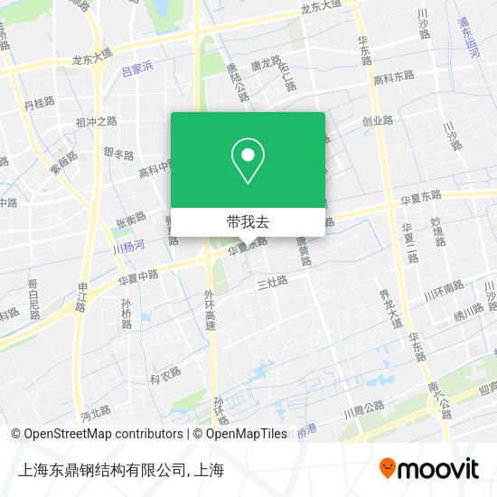 上海东鼎钢结构有限公司地图