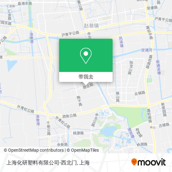 上海化研塑料有限公司-西北门地图