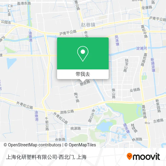 上海化研塑料有限公司-西北门地图