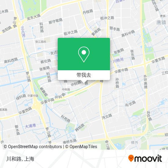 川和路地图