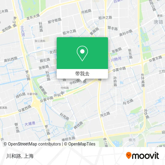 川和路地图
