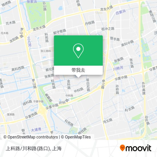 上科路/川和路(路口)地图