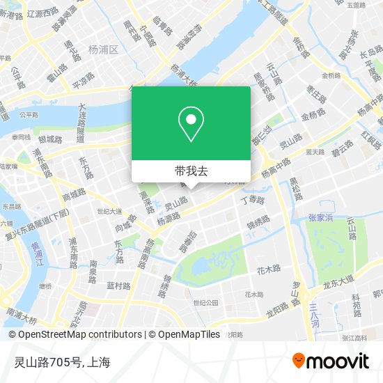 灵山路705号地图