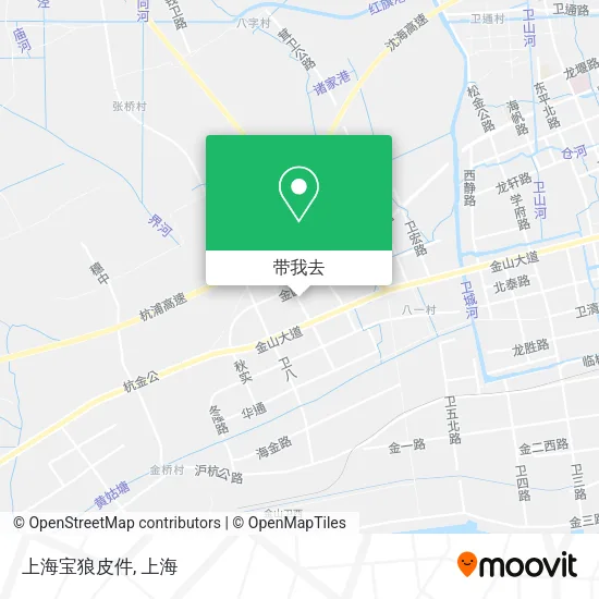 上海宝狼皮件地图