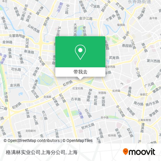 格满林实业公司上海分公司地图