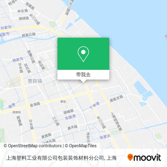 上海塑料工业有限公司包装装饰材料分公司地图