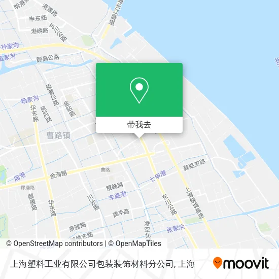 上海塑料工业有限公司包装装饰材料分公司地图