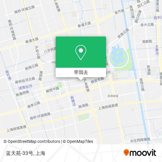 蓝天苑-33号地图