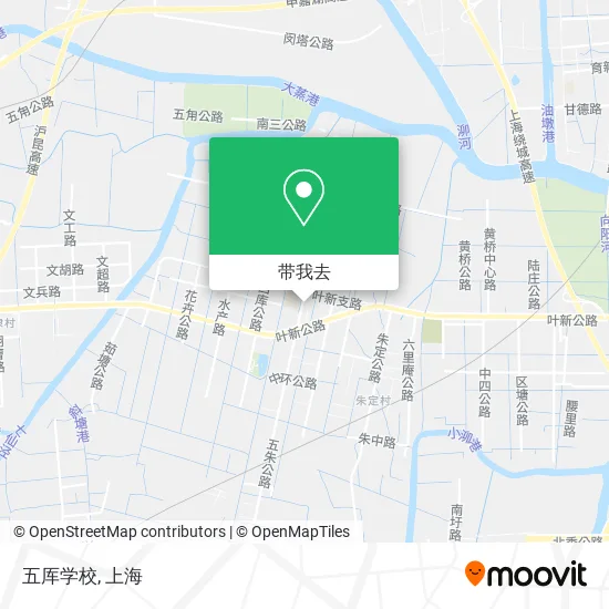 五厍学校地图