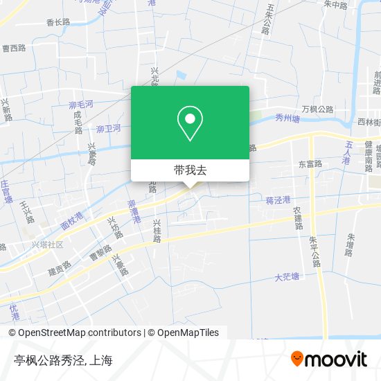 亭枫公路秀泾地图