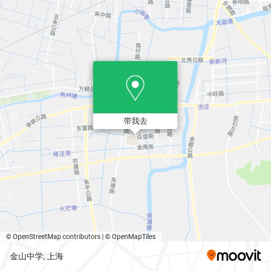 金山中学地图