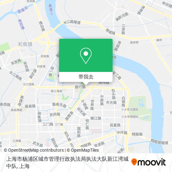 上海市杨浦区城市管理行政执法局执法大队新江湾城中队地图