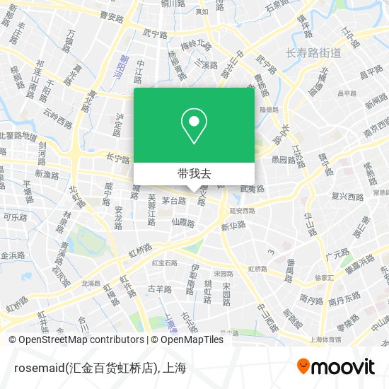 rosemaid(汇金百货虹桥店)地图