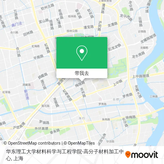 华东理工大学材料科学与工程学院-高分子材料加工中心地图