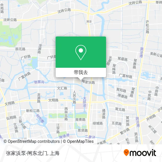 张家浜泵-闸东北门地图