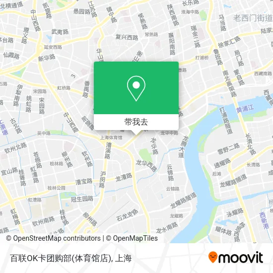 百联OK卡团购部(体育馆店)地图