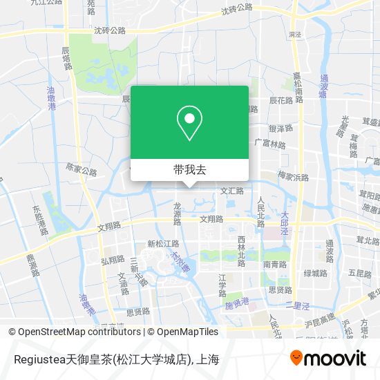 Regiustea天御皇茶(松江大学城店)地图