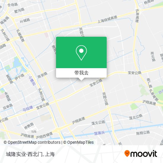 城隆实业-西北门地图