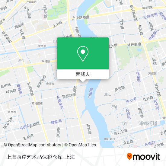 上海西岸艺术品保税仓库地图